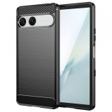 Husa pentru Sony Xperia 10 VIII, Techsuit, Carbon, Neagra