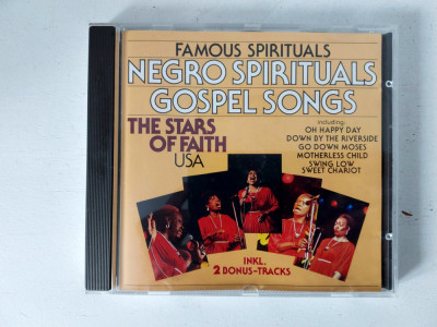 # The Stars Of Faith &amp;ndash; Famous Spirituals, Negro Spirituals, Gospel Songs. CD foto