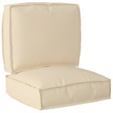 vidaXL Set de perne pentru palete , 2 piese, bej Teflon
