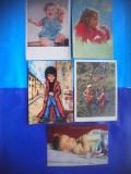 HOPCT LOT NR 979 COPII -5 CARTI POSTALE-CIRCULATE, Circulata, Printata