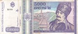 ROMANIA 5.000 lei 1993 VF!!!
