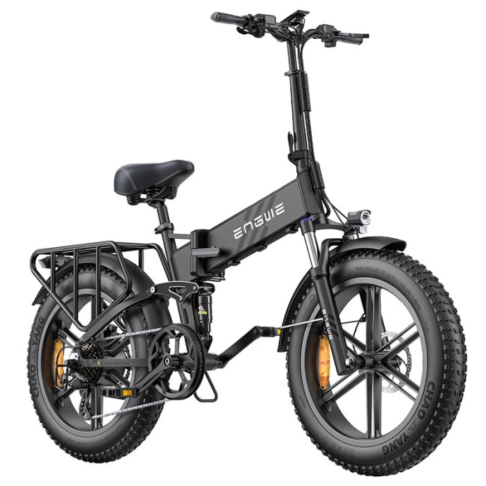 Bicicletă electrică ENGWE ENGINE Pro 2.0 750W 20&#039;&#039;, 52V 16AH 110KM, 8 trepte