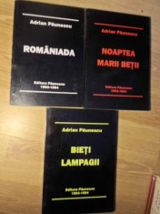 TRILOGIA CARUNTA VOL.1-3 ROMANIADA. BIETII LAMPAGII. NOAPTEA MARII BETII - ADRIA foto