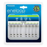 Eneloop incarcator Smart Incarca 8 Acumulatori Simultan AA R6 AAA R3 BQ-CC63E ECO Plastic FREE, Oem