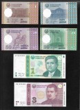 Set Bancnote Tadjikistan: 1, 5, 20, 50 Dirams + 1, 3 Somoni - Colectie Completa