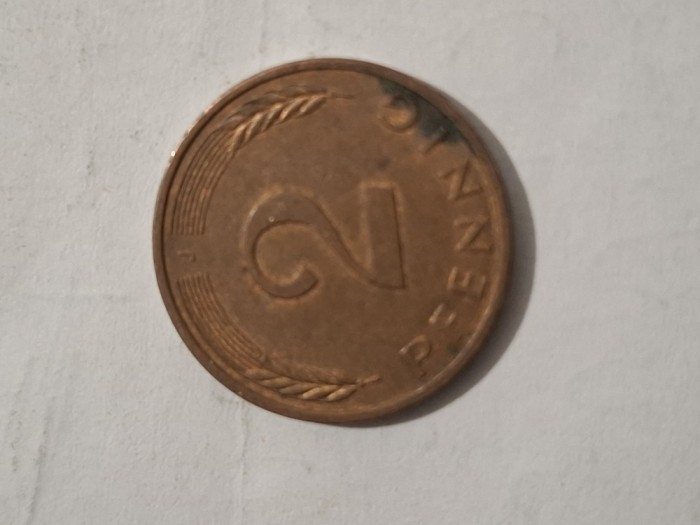 2 pfenning 1980 J