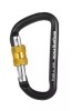 Carabiniera Singing Rock Mini D, Neagra, Port Accesorii