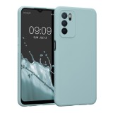 Husa Kwmobile pentru OPPO A16/A16s, Silicon, Verde, 57572.200, Carcasa