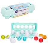 Jucarie bebelusi, Minibo, Oua cu forme geometrice, 24 piese