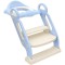 Reductor Pliabil cu Manere, Scara cu Trepte Anti-Derapante, Inaltator pentru WC, Perna Moale Detasabila si Impermeabila, PP Eco Frendly, 67.9 x 42.8 x
