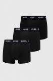 HUGO boxeri (3-pack) bărbați, culoarea negru 50469786