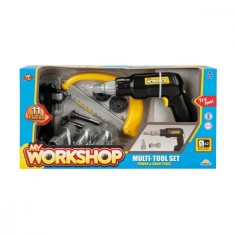 Trusa de scule cu surubelnita electrica, Zapp Toys, 11 piese