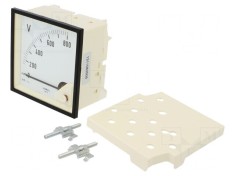 Voltmetru de Panou True RMS VAC 0-800V 40-72Hz Clasa 1.5