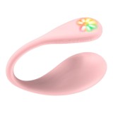 Cumpara ieftin Vibrator interactiv KIIROO SPOT, cu lumini LED curcubeu, control prin aplicație, 6 funcții de vibrație, rezistent la apă, roz