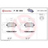 Placute frana Bentley Flying Spur (4w) 03.13-; Cadillac Xts 09.11-; Chevrolet Malibu (V300) 01.12-; Opel Insignia (G09) 07.08-03.17, Insignia A Count, BREMBO