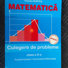 MATEMATICA CLASA A X A - TRUNCHI COMUN , CURRICULUM DIFERENTIAT BURTEA