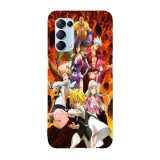 Husa compatibila cu Oppo A72 model 7 Deadly Sins Anime, Silicon, TPU, Viceversa, Transparent, Carcasa