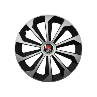 Set 4 Capace Roti 16 inchi (R16) Fame Gri-Negru, Compatibile Cu Range Rover foto