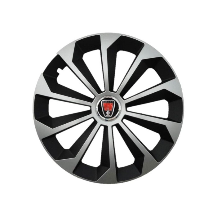 Set 4 Capace Roti 16 inchi (R16) Fame Gri-Negru, Compatibile Cu Range Rover