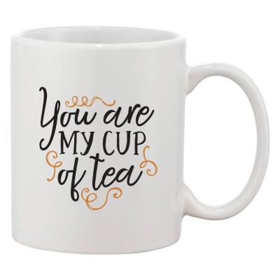Cana alba personalizata &amp;#039;You are my cup of tea&amp;#039;, INOVATIX&amp;reg;. 330ml foto