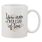 Cana alba personalizata &#039;You are my cup of tea&#039;, INOVATIX&reg;. 330ml