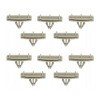 Set 10 clipsuri ornament Chrysler Pacifica, Sebring (Js); Dodge Avenger (Js), Durango, Nitro (Kj), Ram, ornament aripa, Rapid