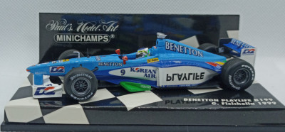 Macheta Formula 1 Benetton B199 - Minichamps 1/43 foto