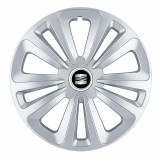 Set 4 Capace Roti Terra Gri R15 pentru Seat