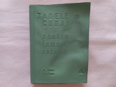 AL. VENDEL , G. T. TOMA - TABELE DE CUBAJ PENTRU LEMN ROTUND [ Ediția a doua revazuta si completata]