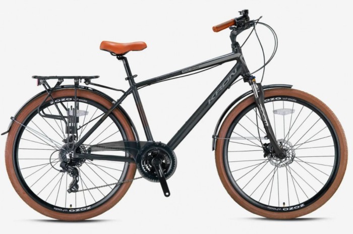 Bicicleta City Kron CX 300, roata 28&quot;, 24 viteze, cadru aluminiu, frana disc hid... Cod:KRN23-266