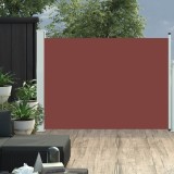 Gossi copertina laterala retractabila de terasa, maro, 100 x 500 cm