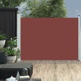 Copertina laterala retractabila de terasa, maro, 100 x 500 cm GartenMobel Dekor, vidaXL