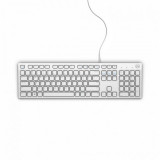 Tastatura Dell Multimedia, Wired, USB, Taste Programabile, NumberPad, Alb