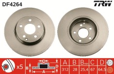 TRW DF4264 Disc frana