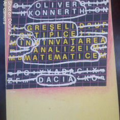 Greseli tipice in invatarea analizei matematice-Oliver Konnerth