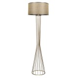 Cumpara ieftin Lampadar PWL-1062, E27 auriu-bej, 38x155 cm