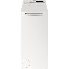 Masina de spalat rufe cu incarcare verticala Whirlpool TDLR6040SEU/N, 6 kg, 1000 RPM, Clasa C, Tehnologia Al 6-lea Simt, Display Digital, Alb