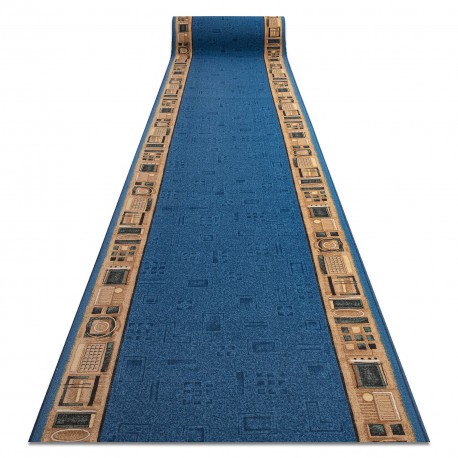 Traversa anti-alunecare Jena albastru, 100 cm