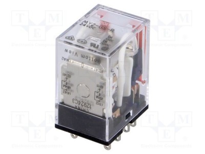 Releu electromagnetic industrial OMRON MY2 DPDT 24V 10A foto