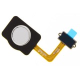 Flex Senzor Amprenta LG Q7, Alb, Banda Buton Home