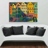 Cumpara ieftin Tablou Cromea Atlas Multicolor 70x100 cm