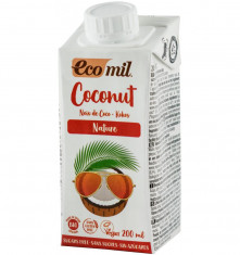 LAPTE DE COCOS BIO NATUR, 200 ML Ecomil foto