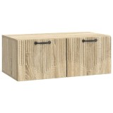 vidaXL Oglindă TV montată pe perete Stejar Sonoma 78,5 x 41 x 30 cm 899027