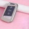 Husa Cheie Auto VW TPU+PC Silver Cheie SmartKey VW PASSAT B8