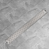 Cumpara ieftin Rigolă duș liniară, model linie, oțel inoxidabil, 1030 x 140 mm
