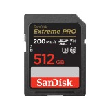 Card de memorie SanDisk Extreme PRO SDXC, 512 GB, Clasa 10