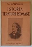 ISTORIA LITERATURII ROMANE , COMPENDIU EDITIA A II A de G. CALINESCU , 1946