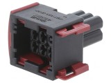 Mufă Automotivă JPT 6 Pini Neagră, TE Connectivity