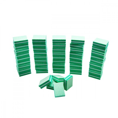 Set 50 baby buffer unghii, verde foto