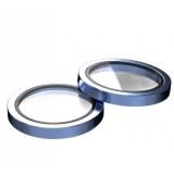 Folie de protectie Camera Spate Etteri pentru Apple iPhone 16 Plus / 16, Sticla Securizata, Albastra